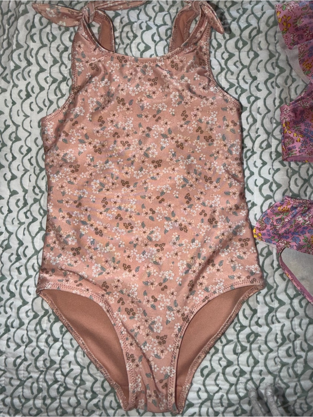 H&M Pink Floral Ruffle Bikini Set - Picture 2 of 2